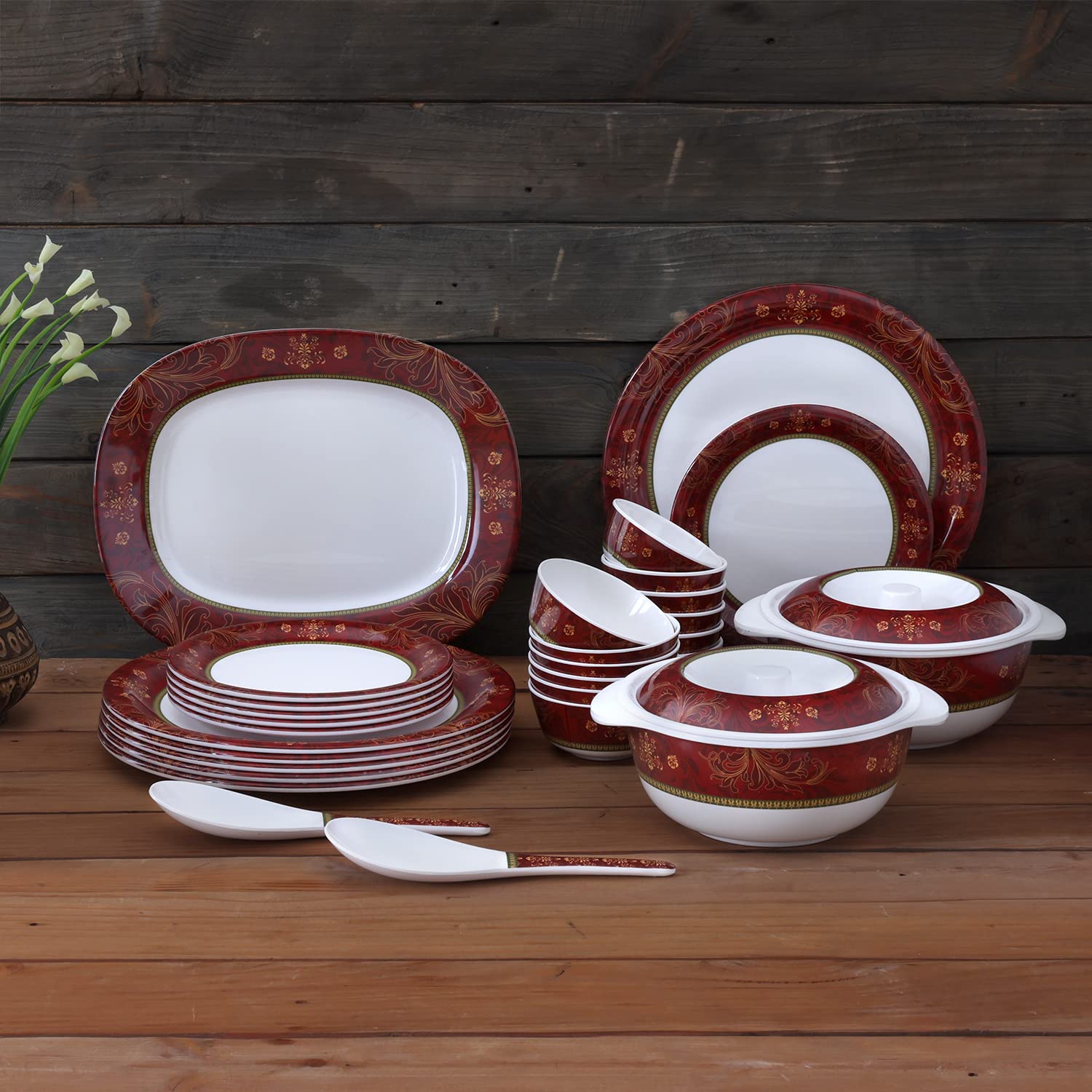 Superware Majestic Melamine Dinner Set - 18 Piece -30 Superware Majestic Melamine Dinner Set - 18 Piece -30