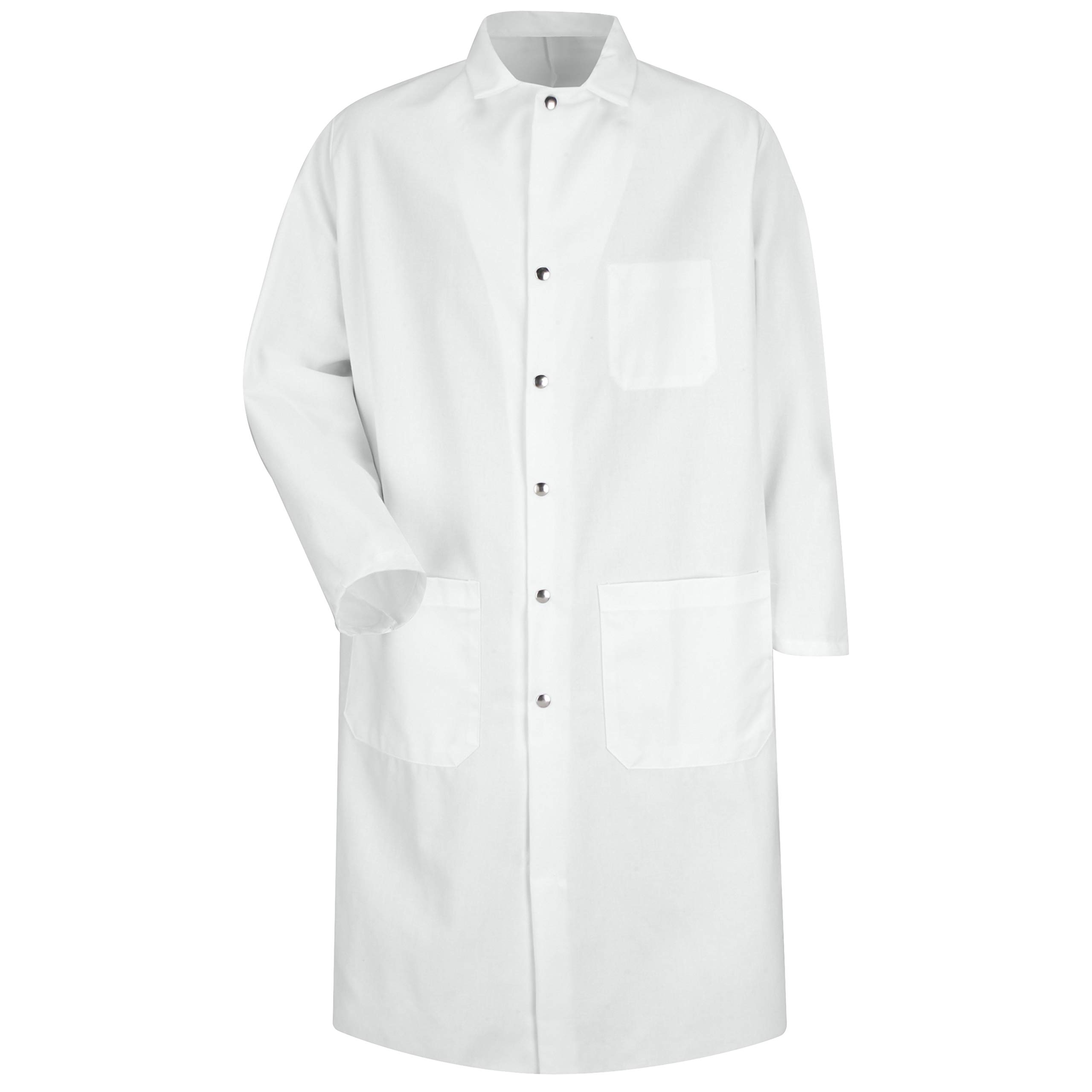 red kap Men's Full Cut Butcher Coat, White, XX-Large-picture-27