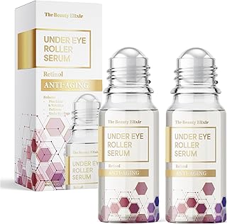 Retinol Eye Roller For Puffy Eyes & Dark Circ...