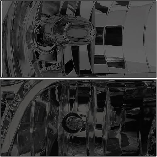 Miniatura 2 de DNA MOTORING HL-OH-DR09QUA-SM-CL1 - Faros delanteros con lente ahumada compatibles con Ram 10-18 1500-5500, se ajustan a modelos de faros duales o