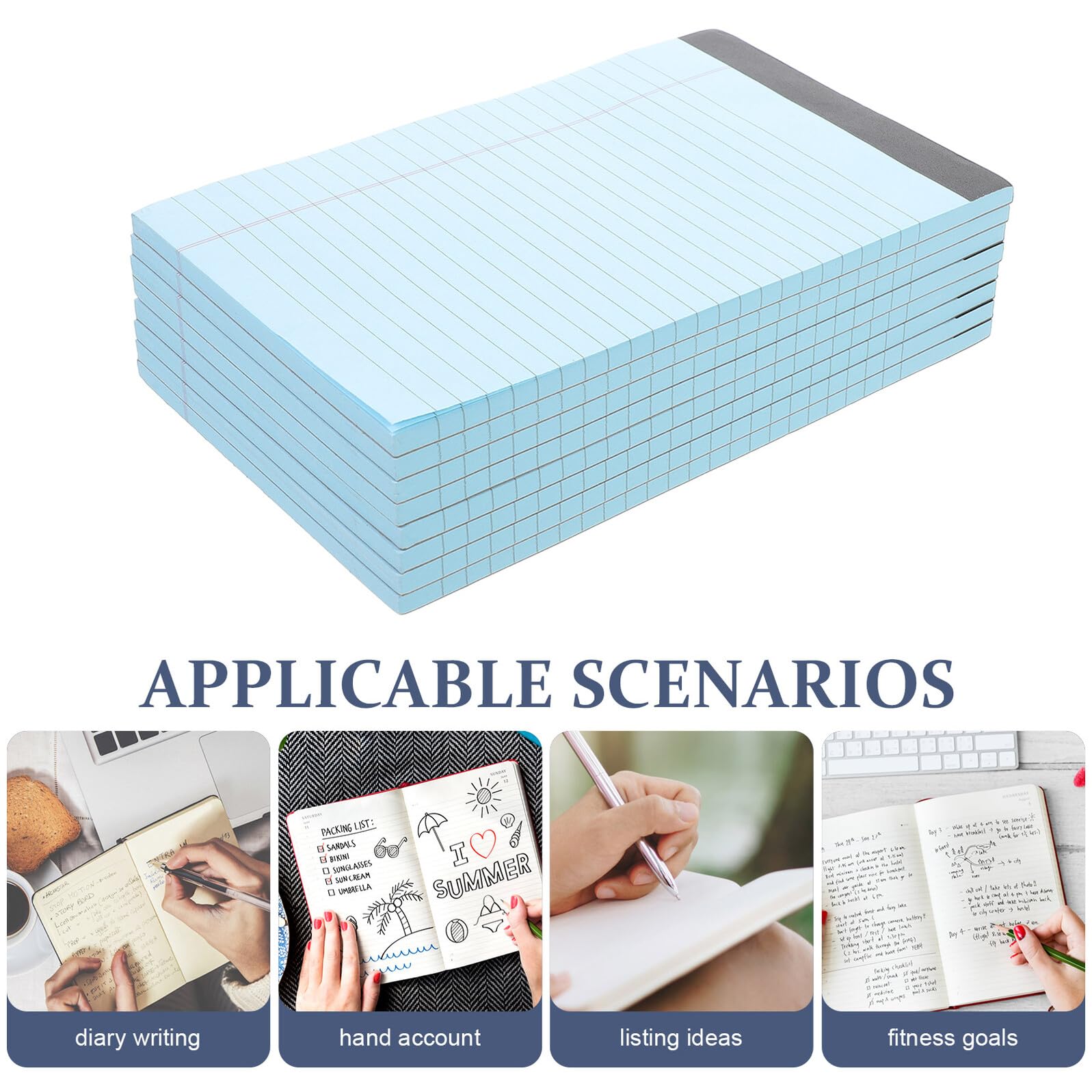 Notes A5 Quaderni Per Appunti Con Fogli A Righe Staccabili Formato Taccuini Per Memo Da Ufficio E Gestione Scrittura Colore