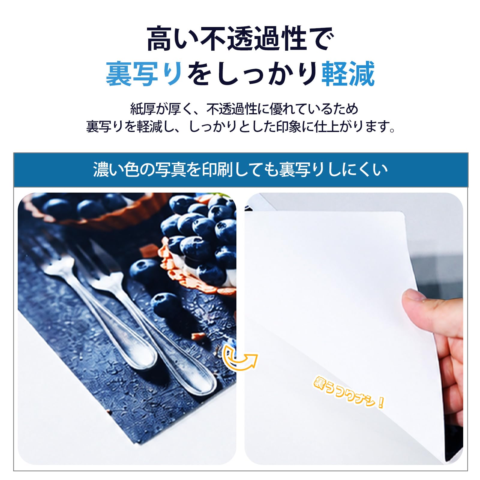 Amazon | BBEST 写真用紙 両面微光沢紙 A4 超厚手 60枚 厚さ0.29mm