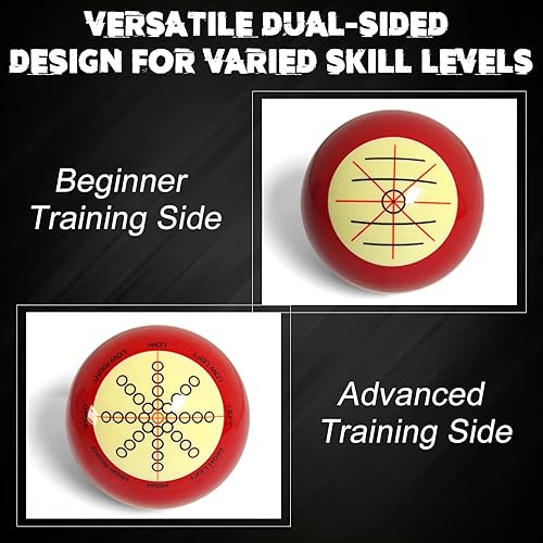 Miniatura 4 de Bola de Taco de Billar de 2-14" Tamaño Estándar Bola de Billar de Repuesto para Entrenamiento