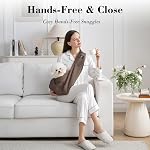 Porte-chiens pour petits chiens & Chats jusqu'à 15 lbs, sac de transport pour animaux de compagnie sans mains, Plus Taille L Convient à 47-53 en buste, Bracelet rembourré, Poignée de sécurité, Caramel