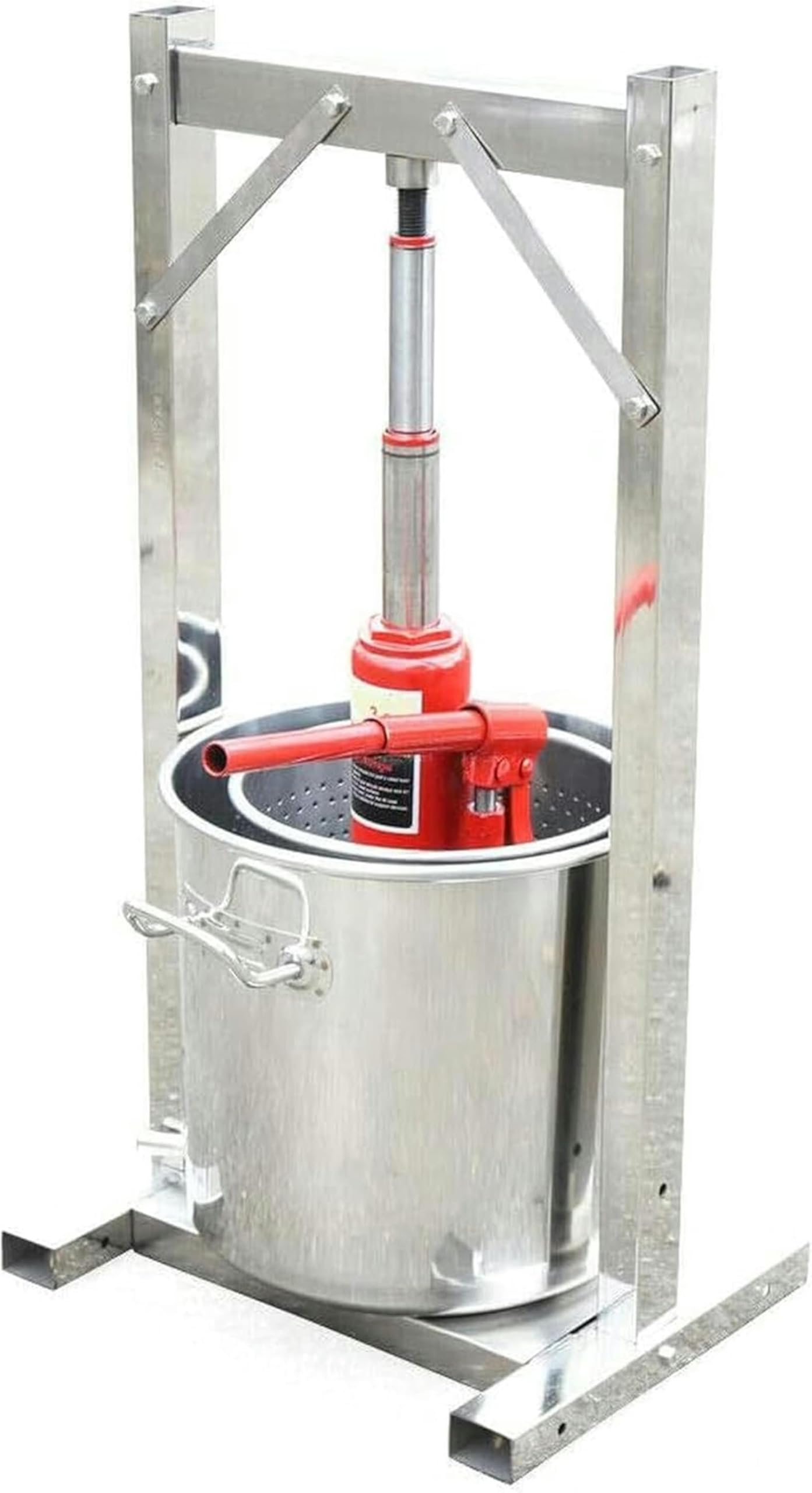 12L Obstpresse, Edelstahlpresse, Obstpresse, Weinpresse, Apfelpresse, Obstmühle, Saftpüreepresse ~/