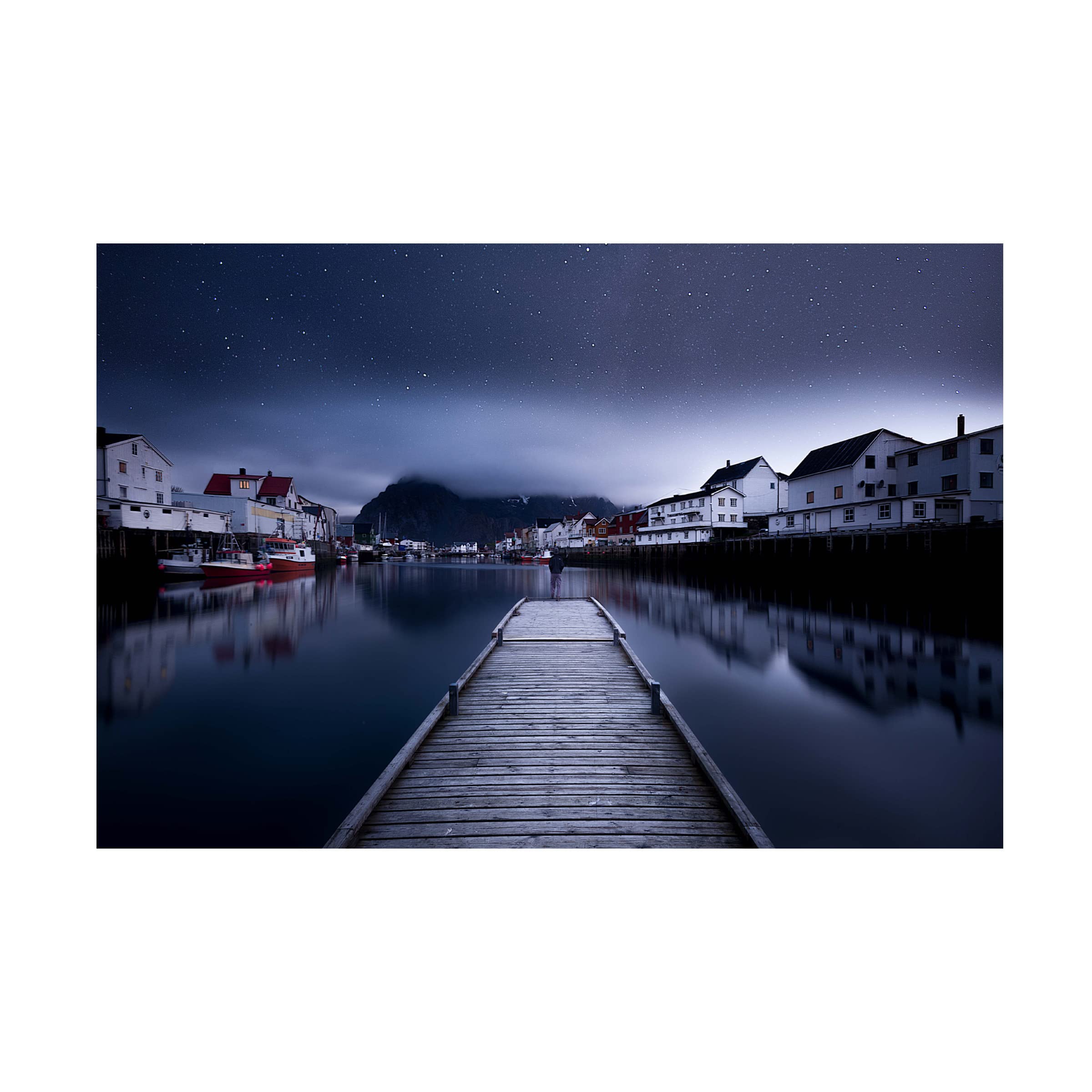 Trademark Fine Art 'When The Night Comes Falling From The Sky' Canvas Art by Lior Yaakobi