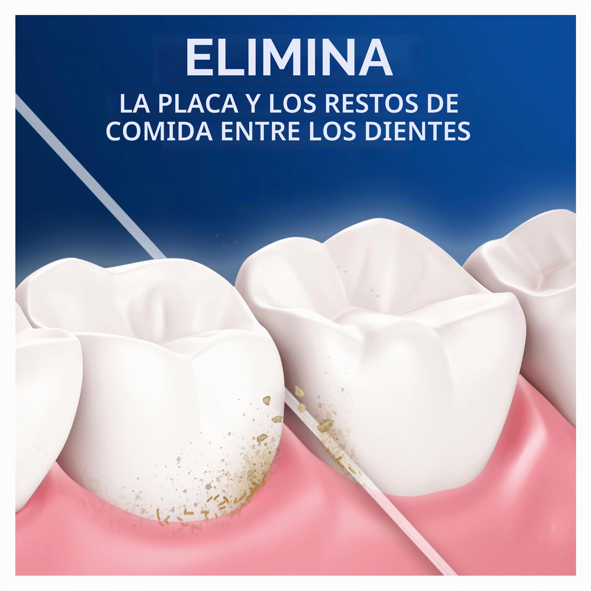 Oral-B Pro-Expert - Hilo dental avanzado con cinta encerada, 50 m, limpieza profunda, menta fresca, 12 hilos