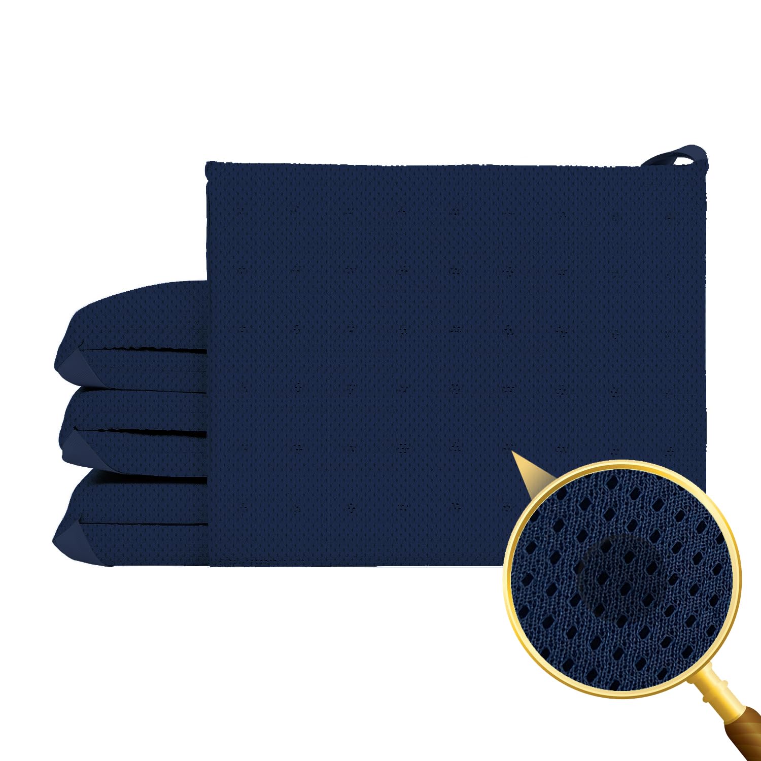 12 Pcs Mesh Liner, Keep Arm and Leg Inside,Easy to Clean,4 Sides Cover,Lightweight (Blue) - 3