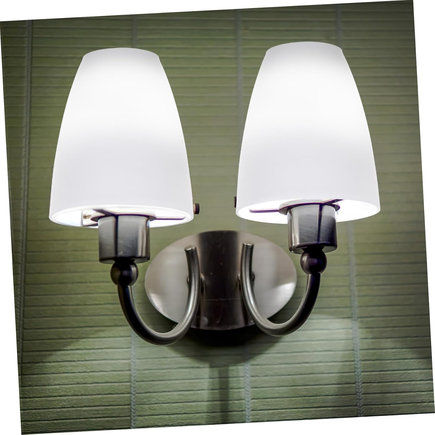 Horseshoe Lampshade Replacement Plastic Lamp Shade Lamp Shade Cover White Replacement For Chandelier, Pendant Light, Wall Sconces Floor