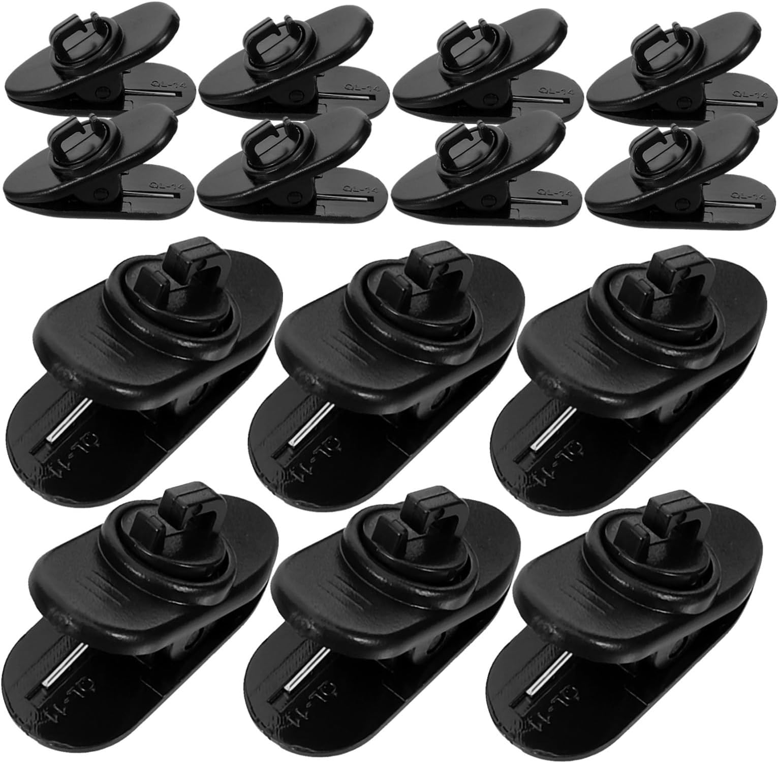 30pcs Small Lapel Microphone Clips Mini Mic Tie Wire Clip Replacement for Lapel Lavalier Microphones, Portable Mic Clamp Accessories for Audio Recording