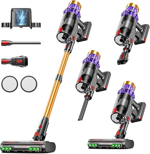 JOBEAR M9 Cordless Vacuum, 650W/60KPA