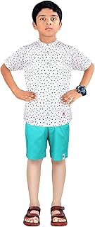 made in the shade 100% Cotton Half Sleeve Shirt And Solid Shorts*32-picture-17