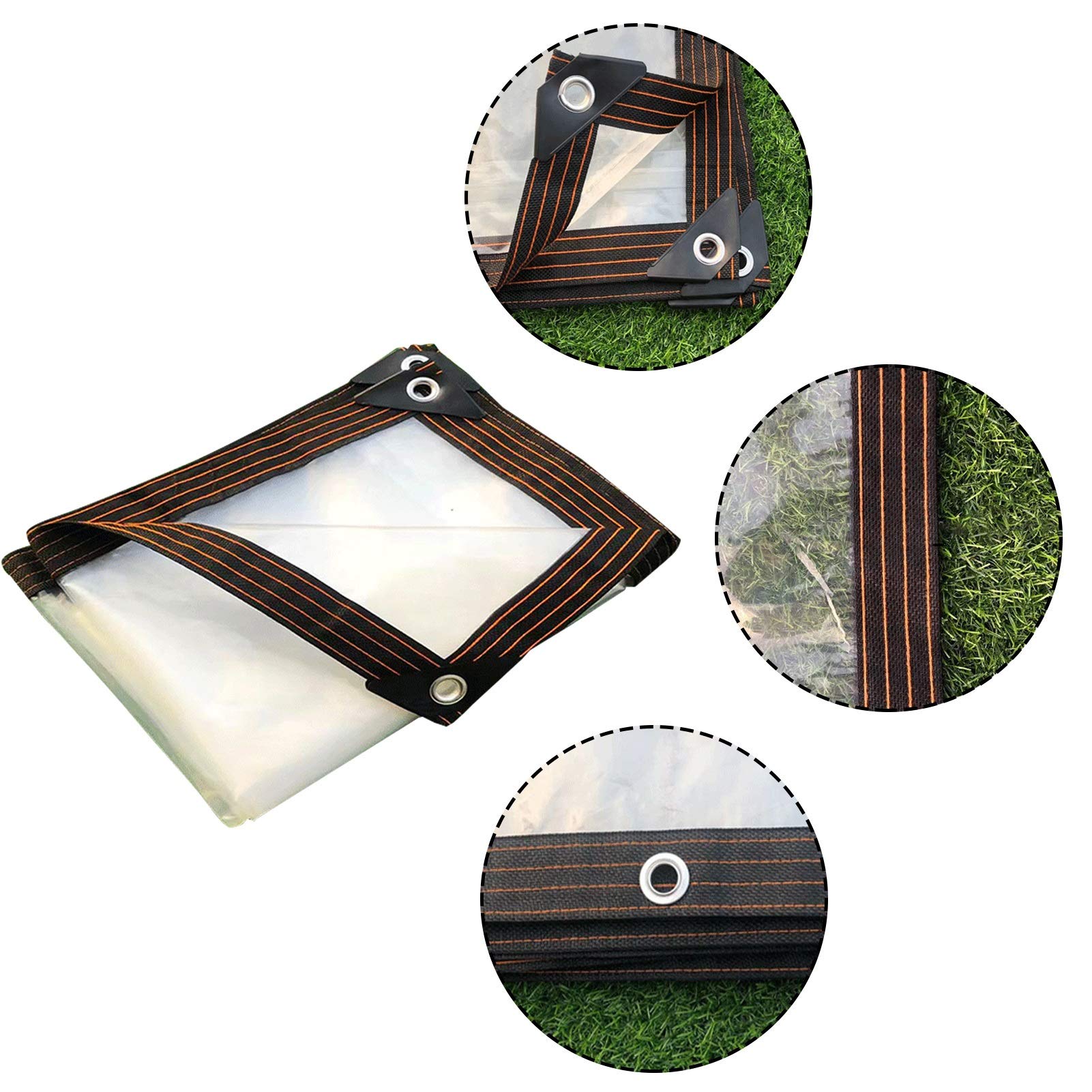 Láminas de plástico de Polietileno para jardín, Material de Bricolaje, Cubierta Impermeable Transparente, Lona, Escarcha e Insectos, protección de Aves para Plantas, de Grandes a pequeñas