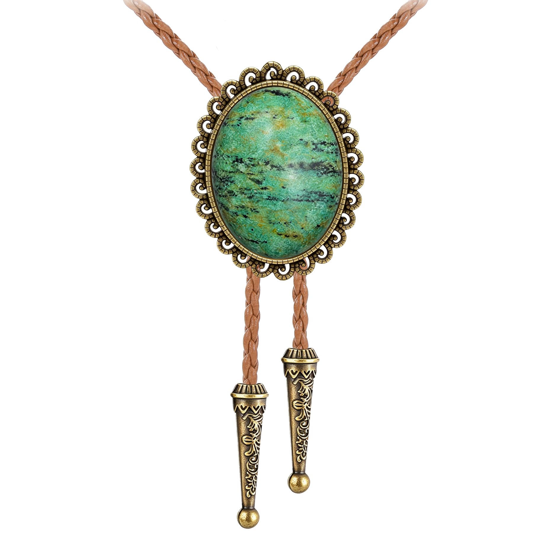 GelConnie Bolo Tie for Men Women Vintage Western Cowboy Necktie Adjustable