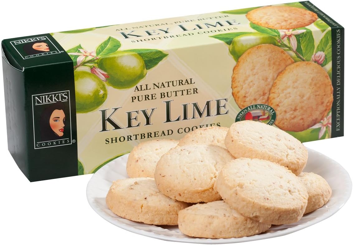 NIKKIS COOKIES Key Lime Shortbread Box, 5.7 OZ