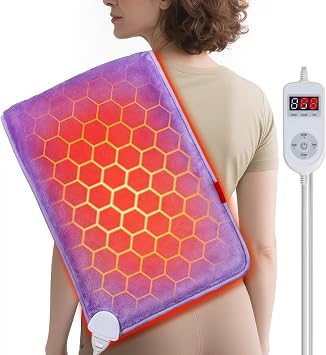 Infrared Hot Heating Pad Deep Tissue Heat for Back Neck Shoulder