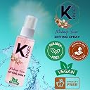 KINDED Makeup Fixer Setting Spray After Makeup Liquid for Face Makeup Infused with Aloe Vera Extracts Jojoba Oil Non Sticky Long Lasting Formula for Dry Oily Combination All Skin Girls Women - 60 ml gallery image
