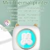 Portable Thermal Printer - Small Sticker Printer, Compact Printer Sticker Maker Inkless Sticker Printer | Practical Sticker Printer Machine Thermal Photo Printer for Cell Phones Laptops and Print Pods