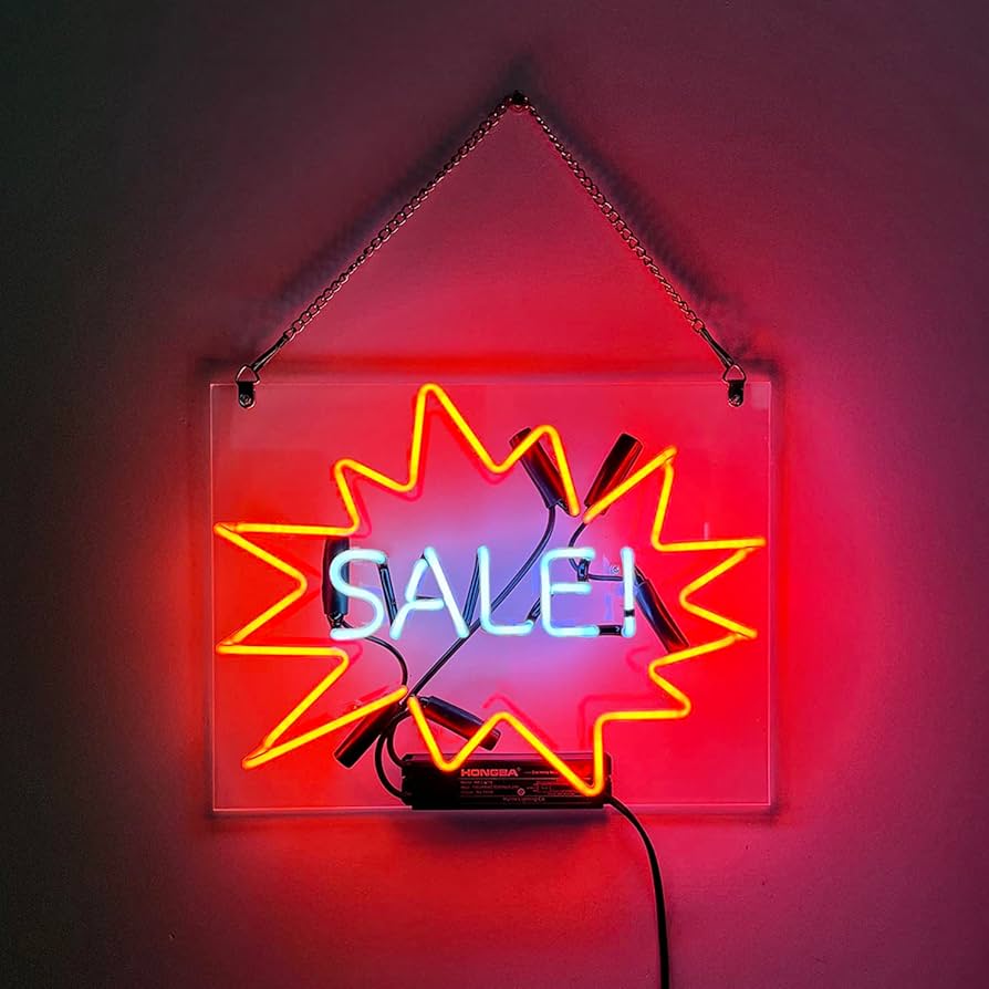 アメリカン　 ネオンピクチャー　2点セット Amazon.co.jp: ネオン管 『SALE』 ネオンサイン 看板 標識