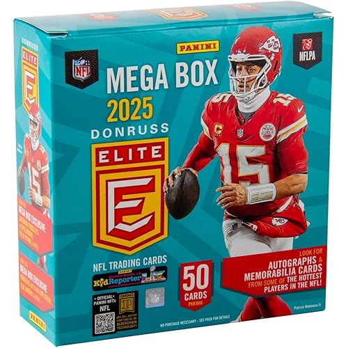 2025 Panini Donruss Elite Football Trading Cards Mega Box