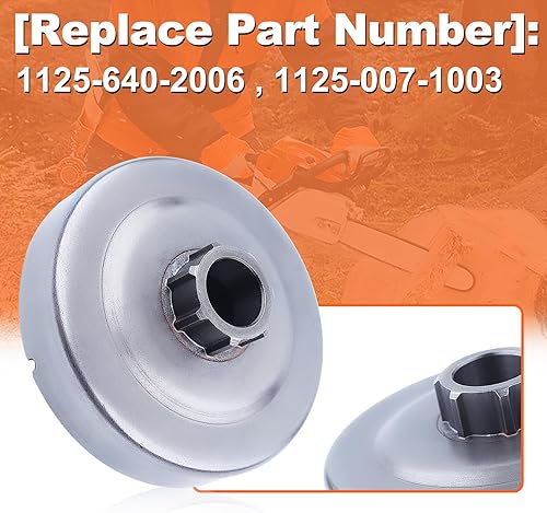 Miniatura 4 de Para Stihl 029 034 036 MS290 MS310 MS360 MS390 para motosierra .325-9T Kit de tambor de embrague, 1125-640-2006, 1125-007-1003