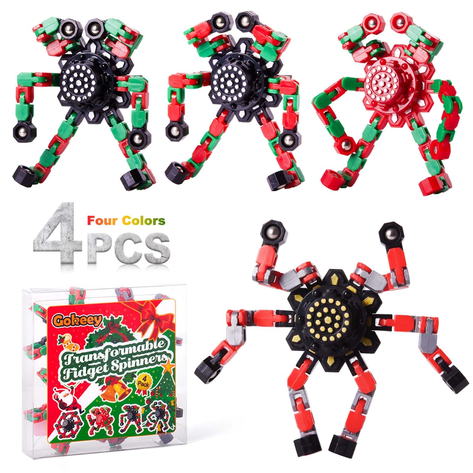Fidget Spinners for Kids and Adults Christmas Fidget Toys Gifts, Stress Relief Sensory Toys for Boys and Girls Fingertip Gyros for ADHD Autism for Kids Birthday Gifts
