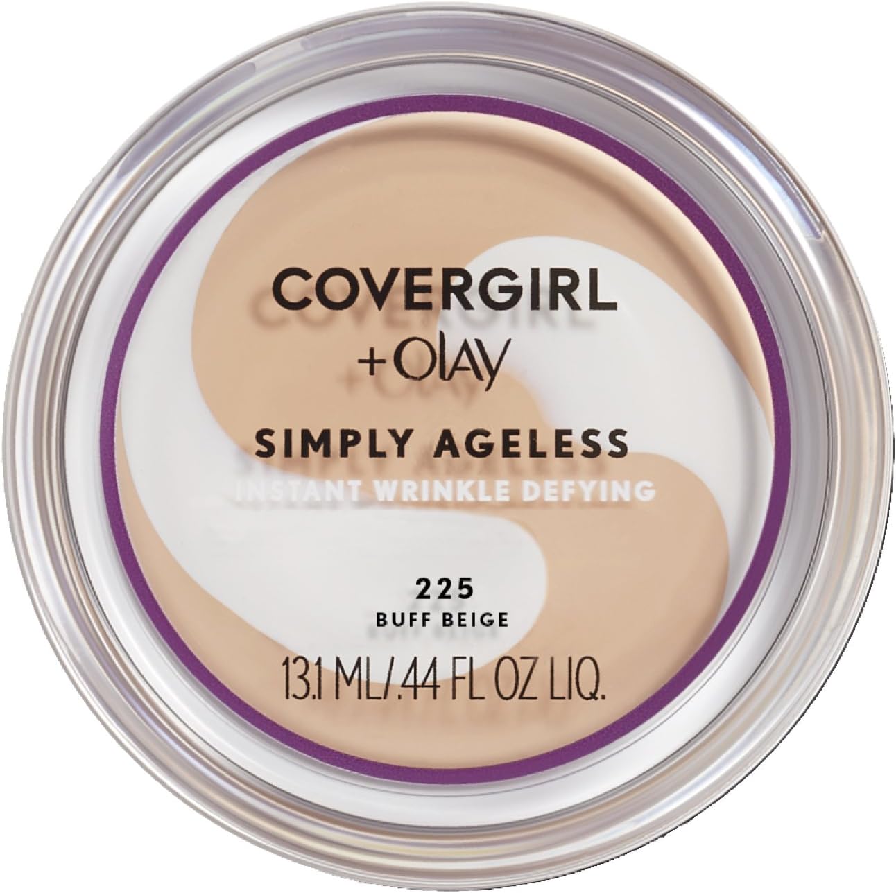 CoverGirl Face Products CoverGirl & Olay Simply Ageless Foundation, Buff Beige 225, 0.40-Ounce Package