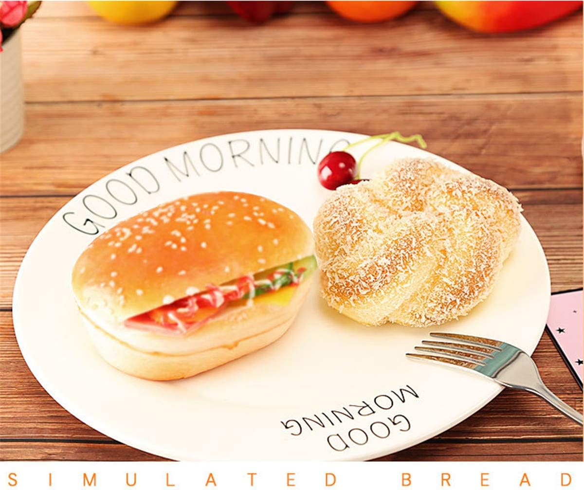 Zzooi Artificial Lifelike Simulated Zopf Faux Zopf Artificial Challah 3PCS