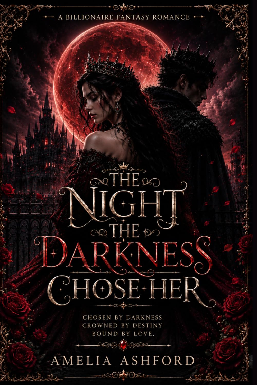 The Night the Darkness Chose Her: A Billionaire Fantasy Romance Novel | Most Romantic and Fantasy