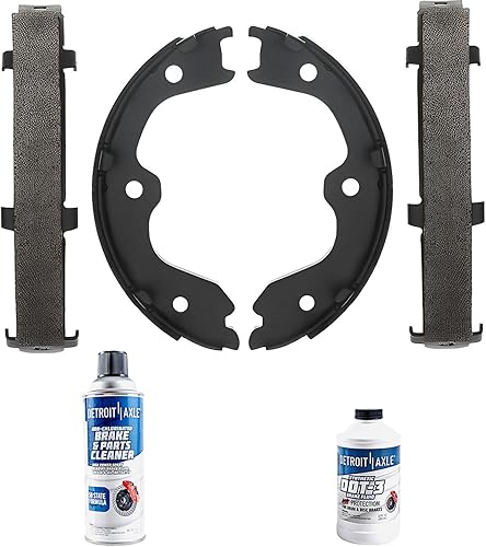 Detroit Axle - Zapatas de freno traseras para Nissan Maxima Quest 370Z 350Z Infiniti EX35 EX37 FX35 FX45 G25 G35 G37 M35 M45 Q40 Q60 QX50 Reemplazo