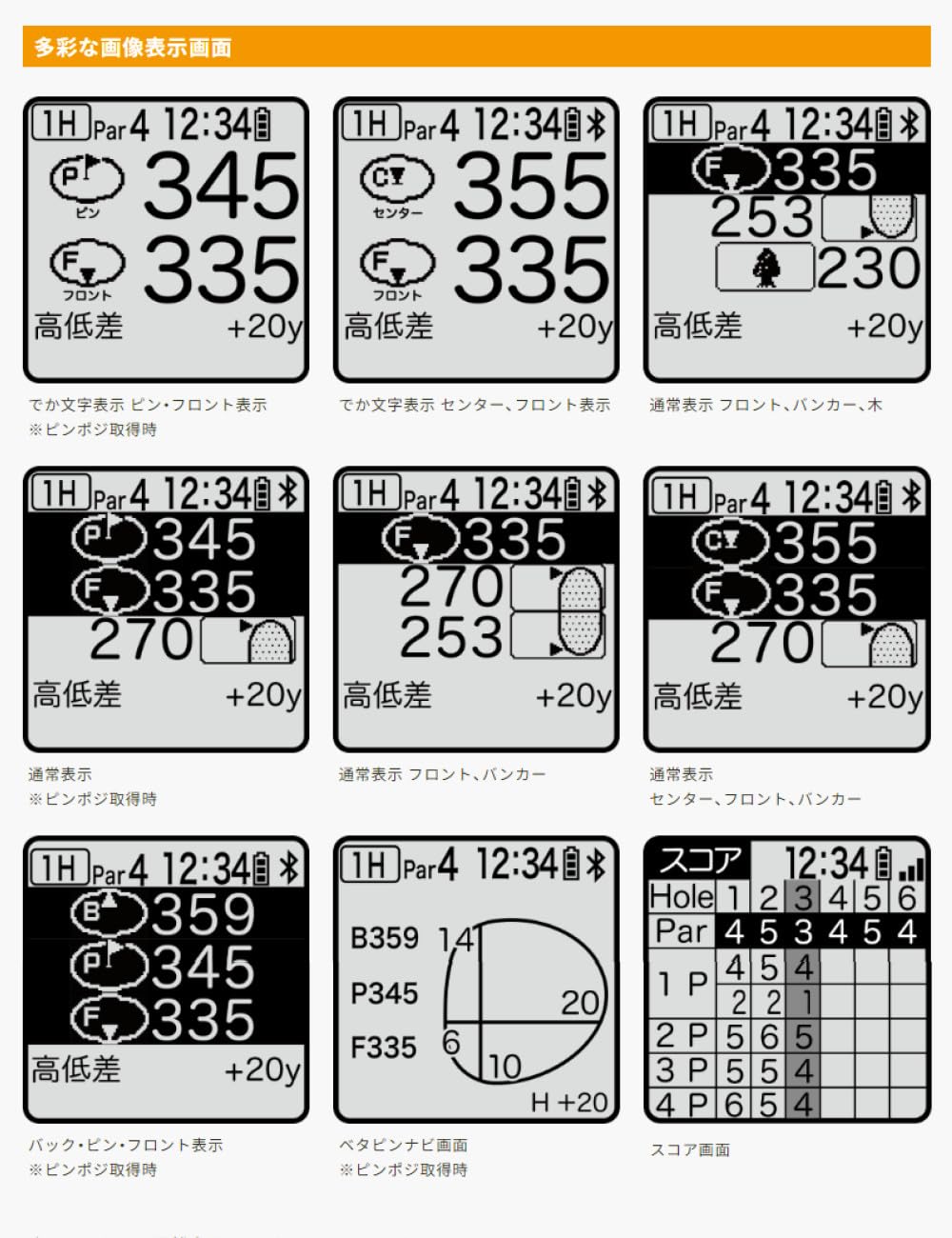 ゴルフナビ イーグルビジョン イージー プラス4 GPS IPX5 EV-235 ez plus4 EV-235｜EAGLE VISION