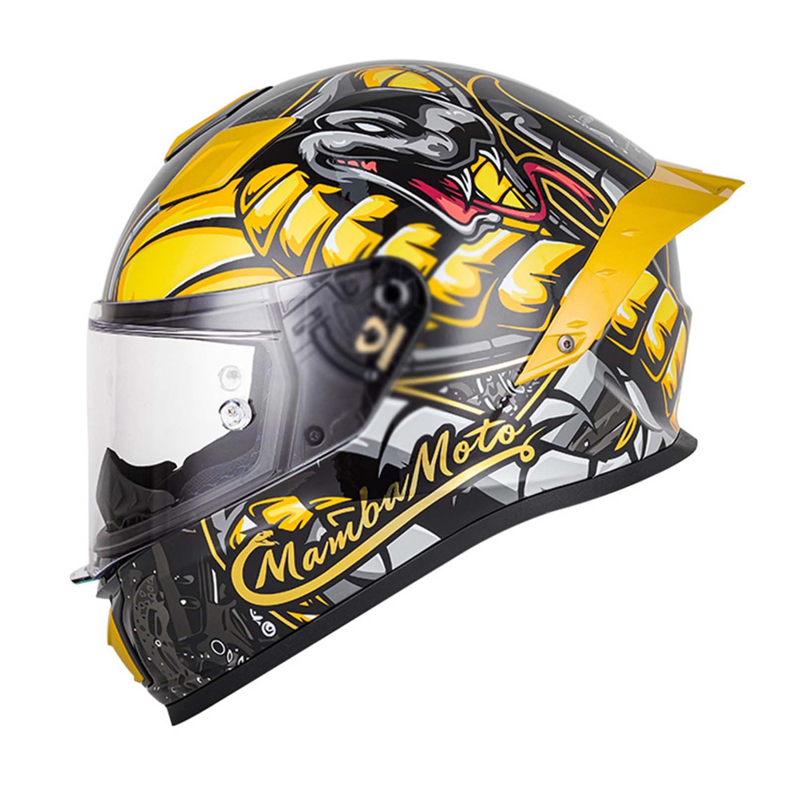 Full Face Motorcycle Modular Helmet Integrated Motorbike with Sun Visor Moped Street Racing Lightweight Helmets DOT/ECE Approved for Adults Men Women