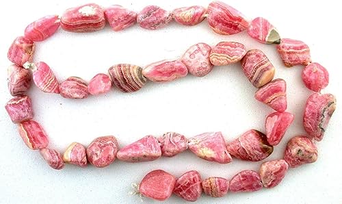 Miniatura 2 de Cuentas de pepita italiana natural AAA de rodocrosita EBS8855/OTH