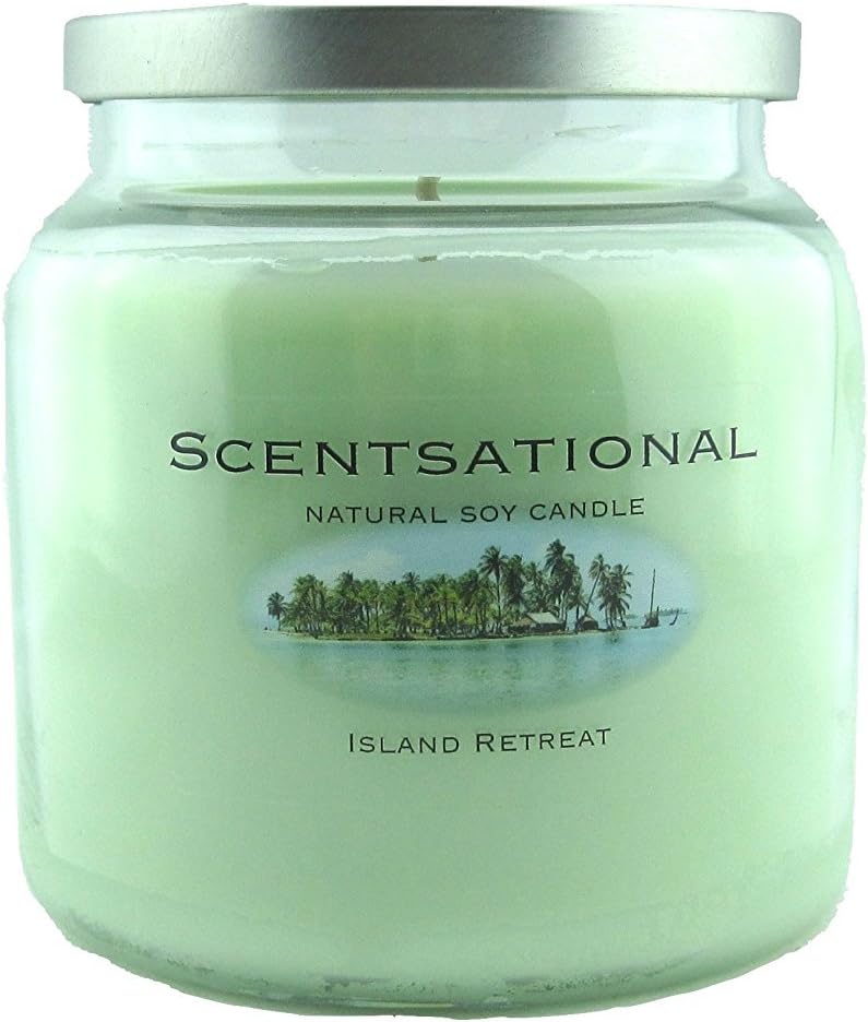Scentsational Soaps & Candles Natural Soy Wax Candle Island