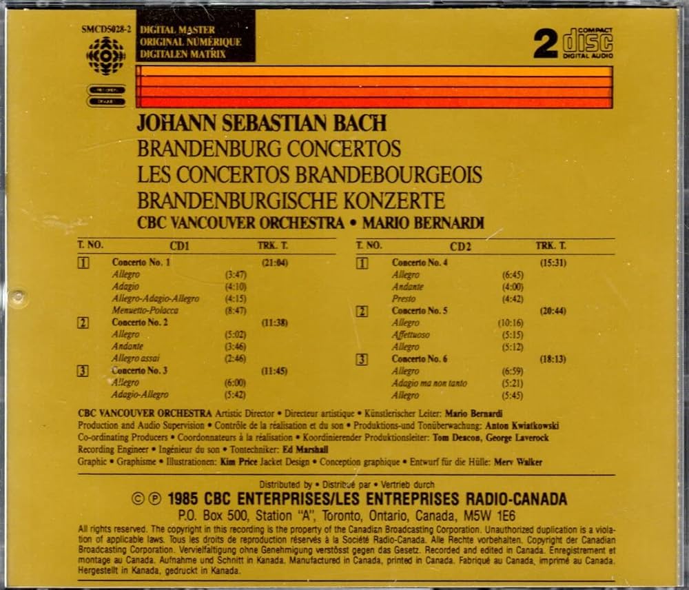 Amazon.co.jp: Brandenburg Concerti 1-6: ミュージック