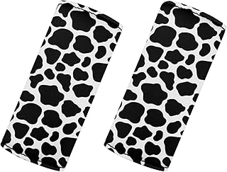 DISNIMO Cow Print Neoprene Luggage Handle Wrap for Suitcase Identifier Luggage Makers Covers Wraps Travel Accessories Car Grab Handle Wrap