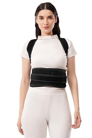 Spinalux Premium Posture Corrector for Men and Women | Adjustable Back Brace for Shoulder Alignment, Pain Relief, and Spine Posture Correction | Comfortable, Invisible Design | Universal size - image, photos