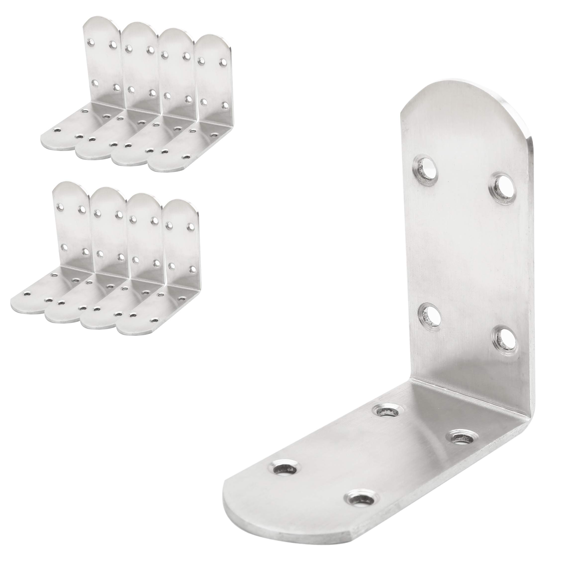 Buy BAOEF Corner Brace,3.3 Inch Stainless Steel Thicker Angle Bracket