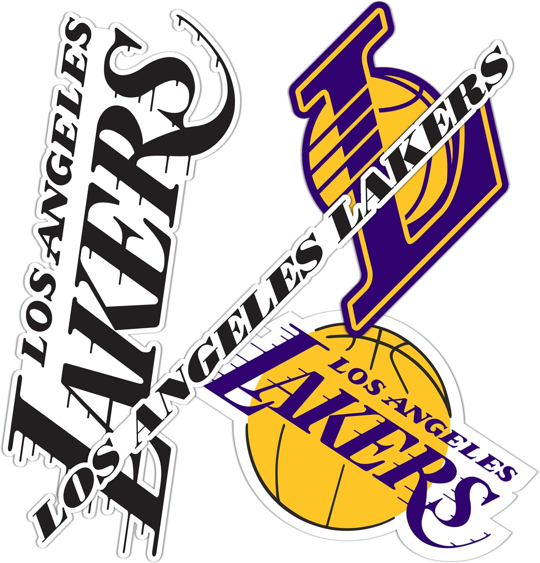 Adesivo Paraurti Ufficiale Los Angeles Lakers – Decalcomania Auto 7,6x30,5 Cm – Regalo Per Fan Da Rico Industries
