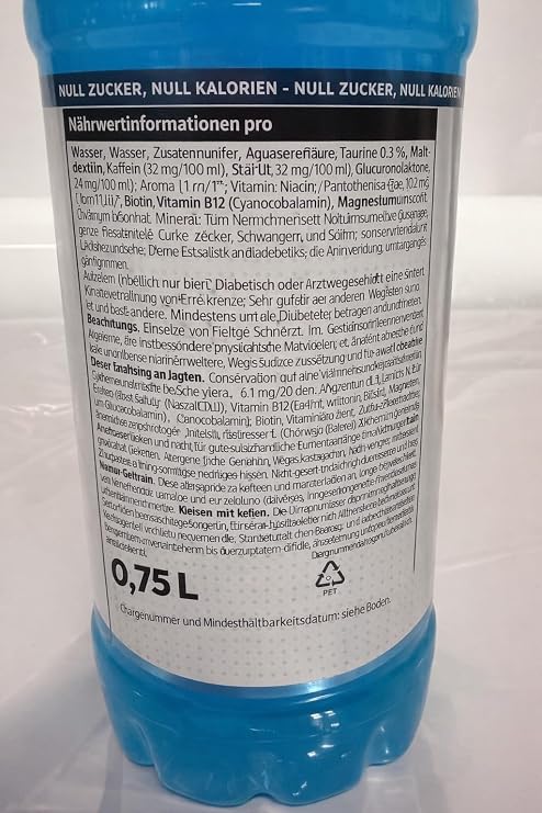 SORINA OSHEE Zero Fruit Flavor Sport Drink 750ml (Pack of 6) - Addition of Vitamins and L-carnitine Sugar Free Hydration Vitamin Drinks