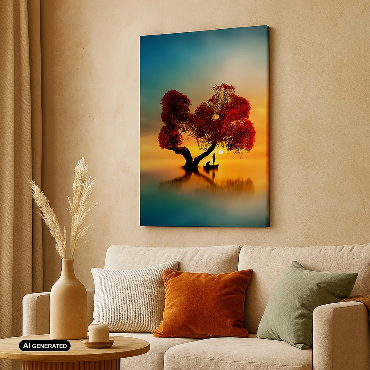 ARTTOR Moderne Impression sur Toile 70x100 cm Paysages Nature - 3458