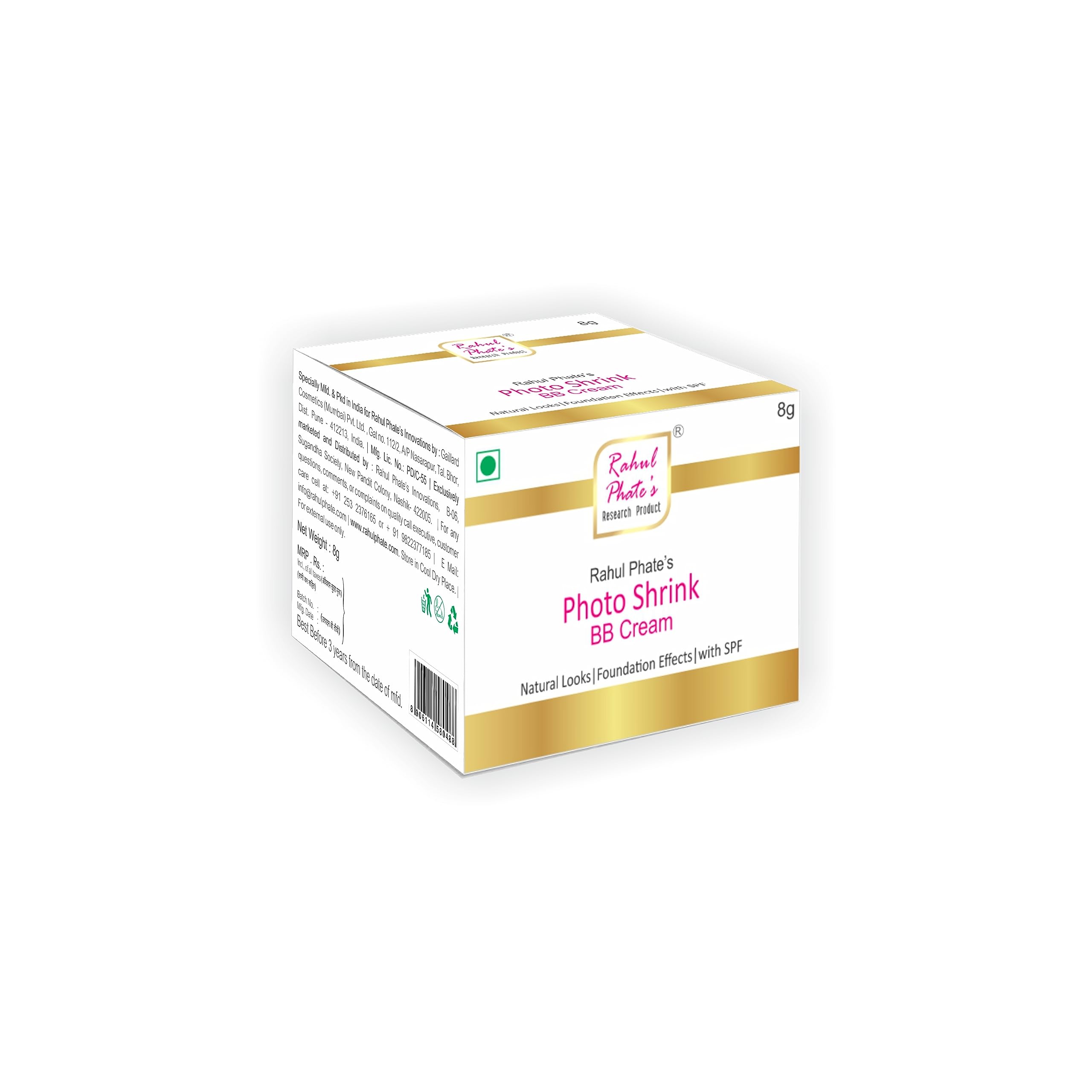 Rahul Phate's Research Product Rahul Phate's Bb Cream For Glowing Shiny Skin 8Gm-picture-28