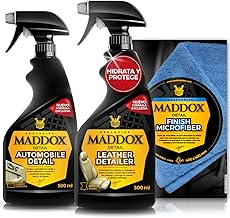 Maddox Detail - Premium Vehicle Interior Care Kit | Leather Detailer, Finish Microfiber and Automobile Detail | Ideal Choice for Detailing Lovers