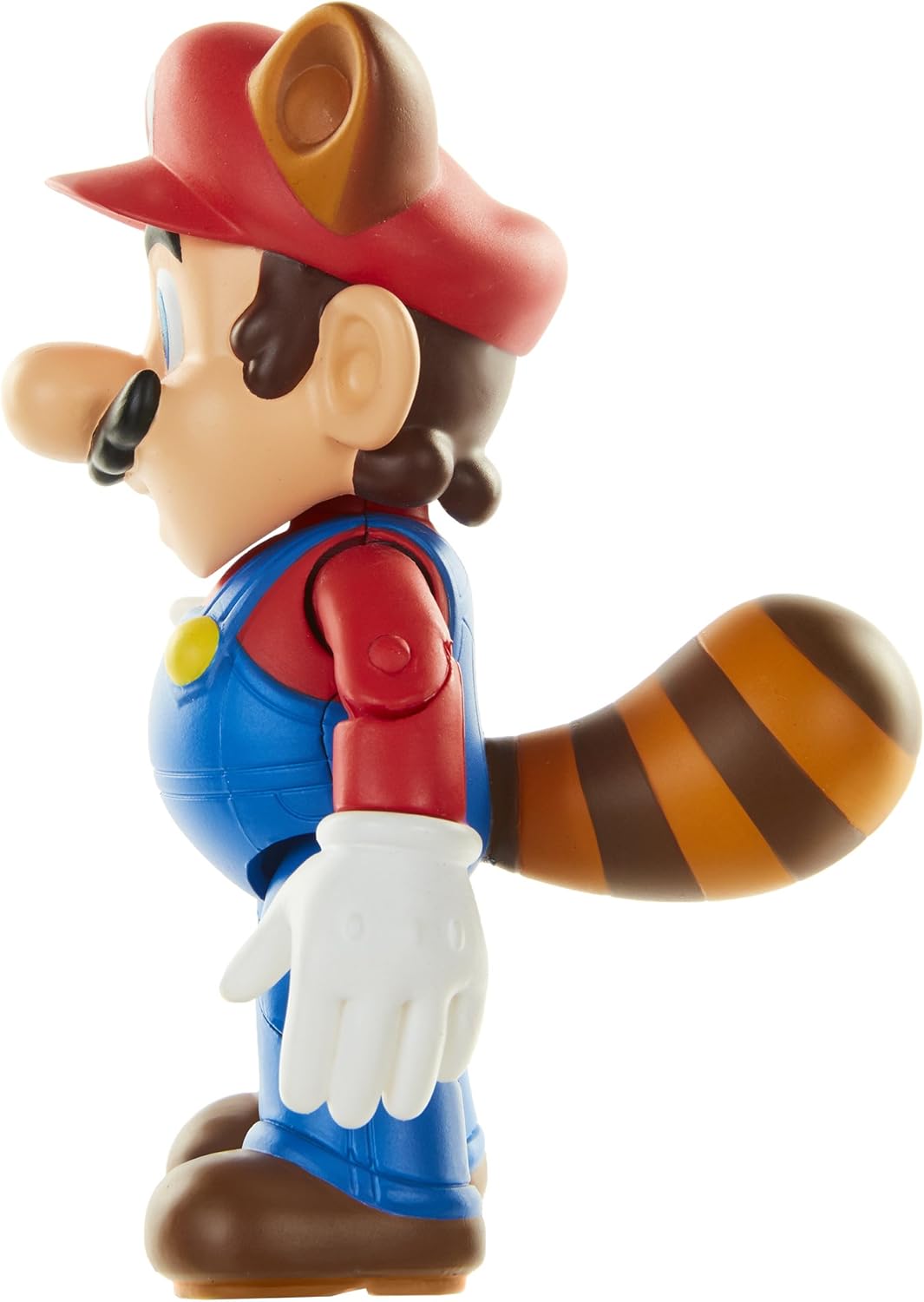 Nintendo Super Mario Raccoon Mario 4” Articulated Figure with Leaf Accessory - Image 5