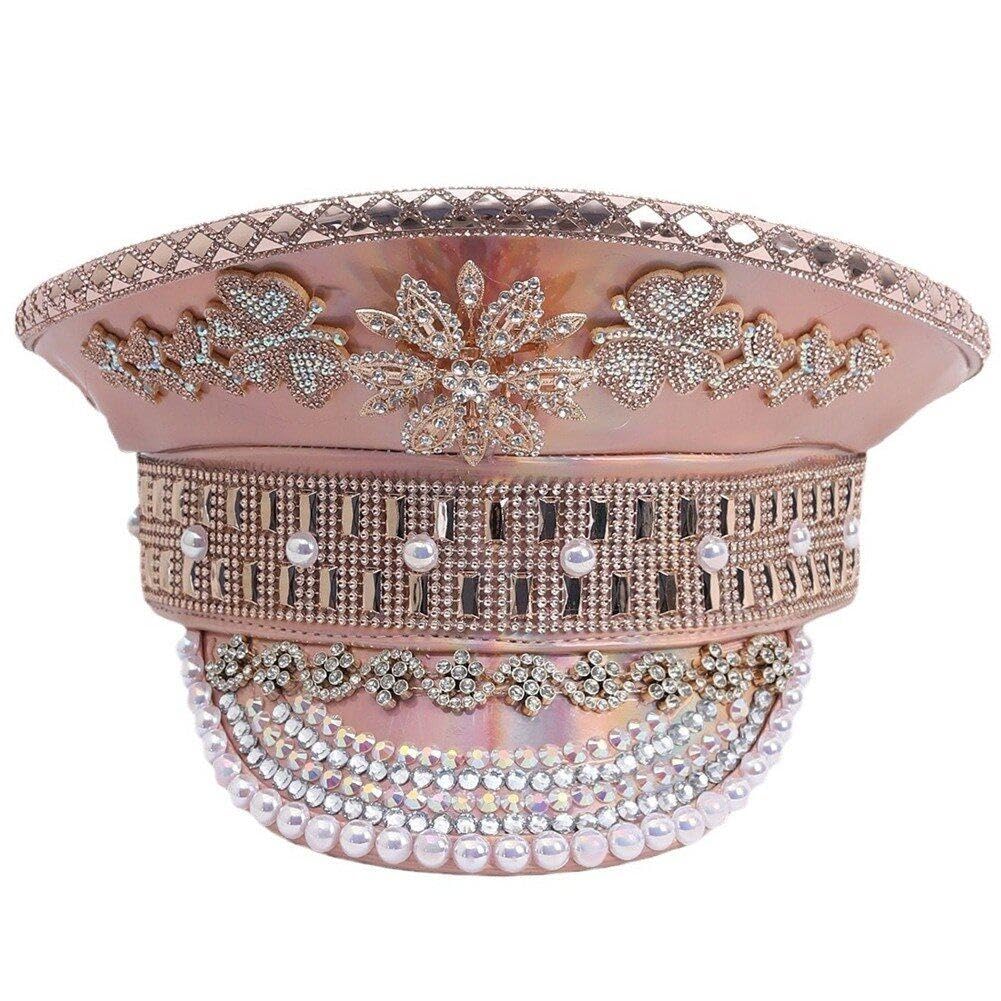 Casquette marine à paillettes confortable qui ne gratte pas la tête