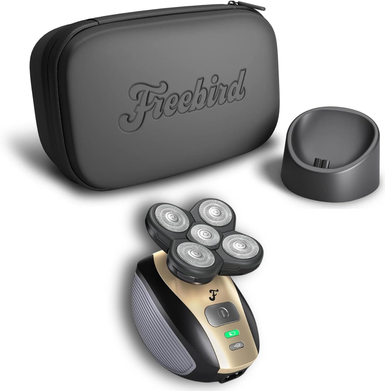 The FlexSeries Electric Head Hair Shaver + Freebird Travel