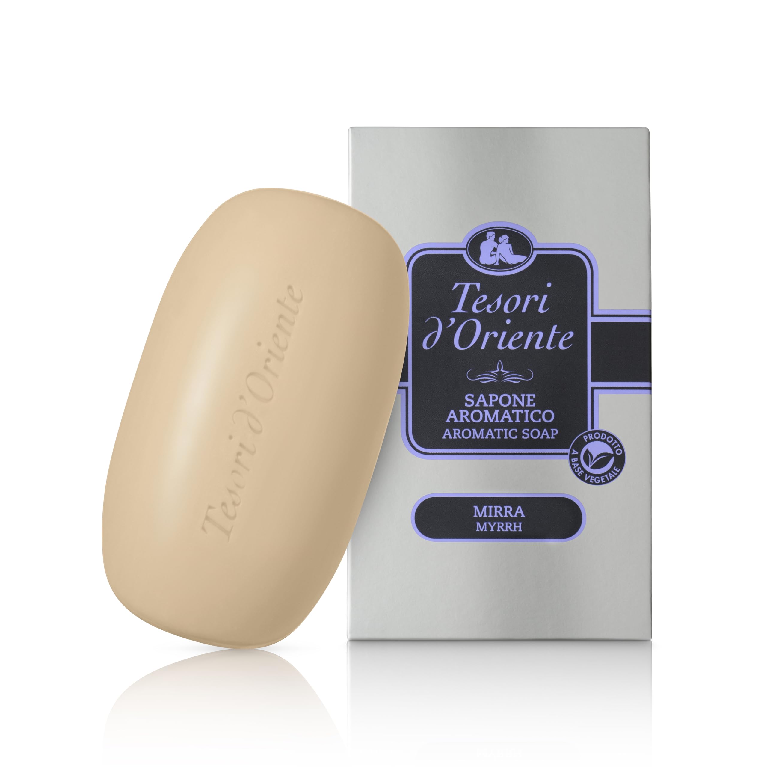 Tesori d'Oriente - Mirra stałe mydło, mydło aromatyczne, zapach drzewny, 125 g