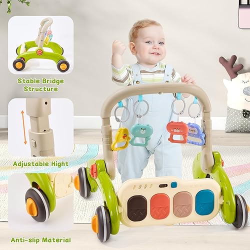 Miniatura 2 de Tapete musical para bebés para jugar al gimnasio, para caminar y jugar, piano para el gimnasio, para niños y niñas, regalos para recién nacidos