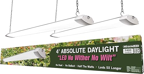 Miracle LED 4 pies de espectro completo para colgar luz de crecimiento (2 unidades)