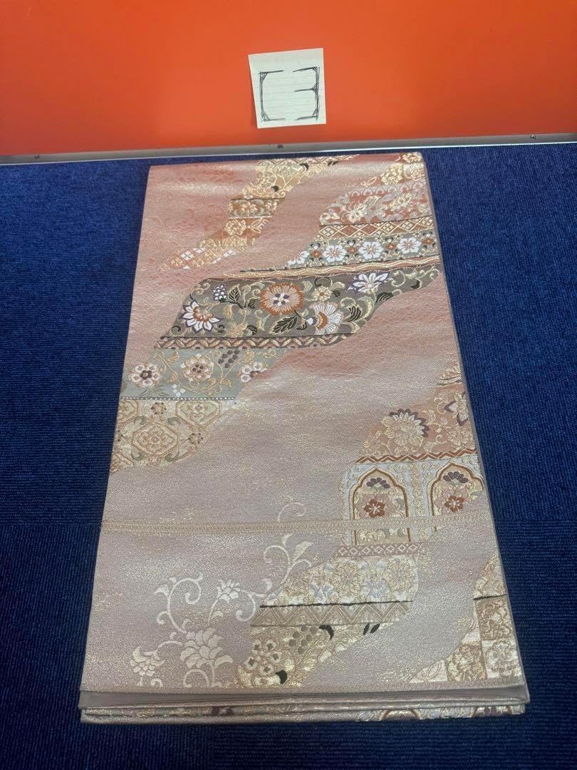 2682袋帯 古代彫金紋 西陣織 金糸 高級上質上 約440cm - PEC-GPGC.COM